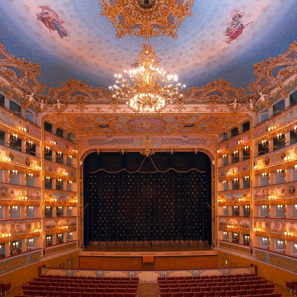Teatro La Fenice, nézőtér - fotó Teatro La Fenice